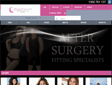 Tablet Screenshot of breastcarewa.com.au